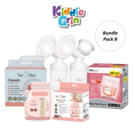 Tiny Touch Intelligent Electric Double Breast Pump Bundle Pack B