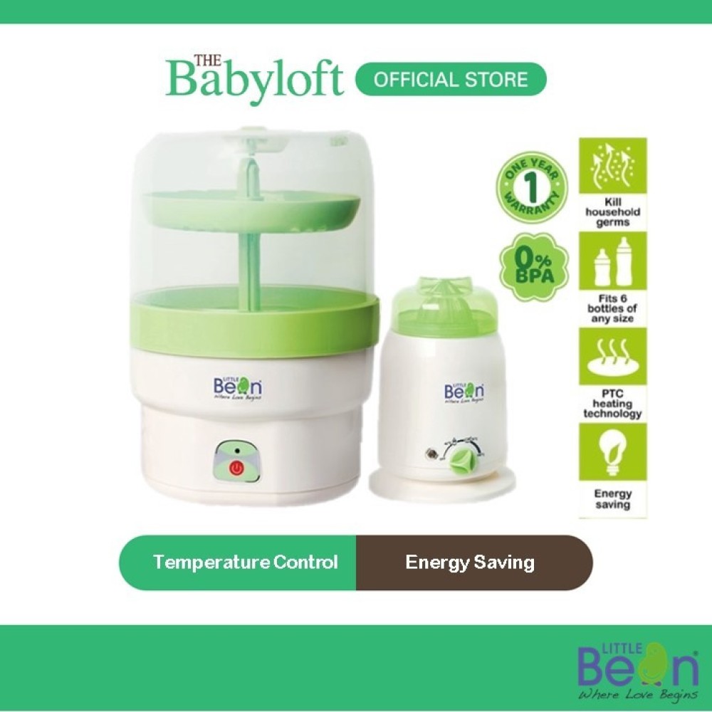 Little Bean Baby Sterilizer & Bottle Warmer Combo Set ( 1 year warranty )