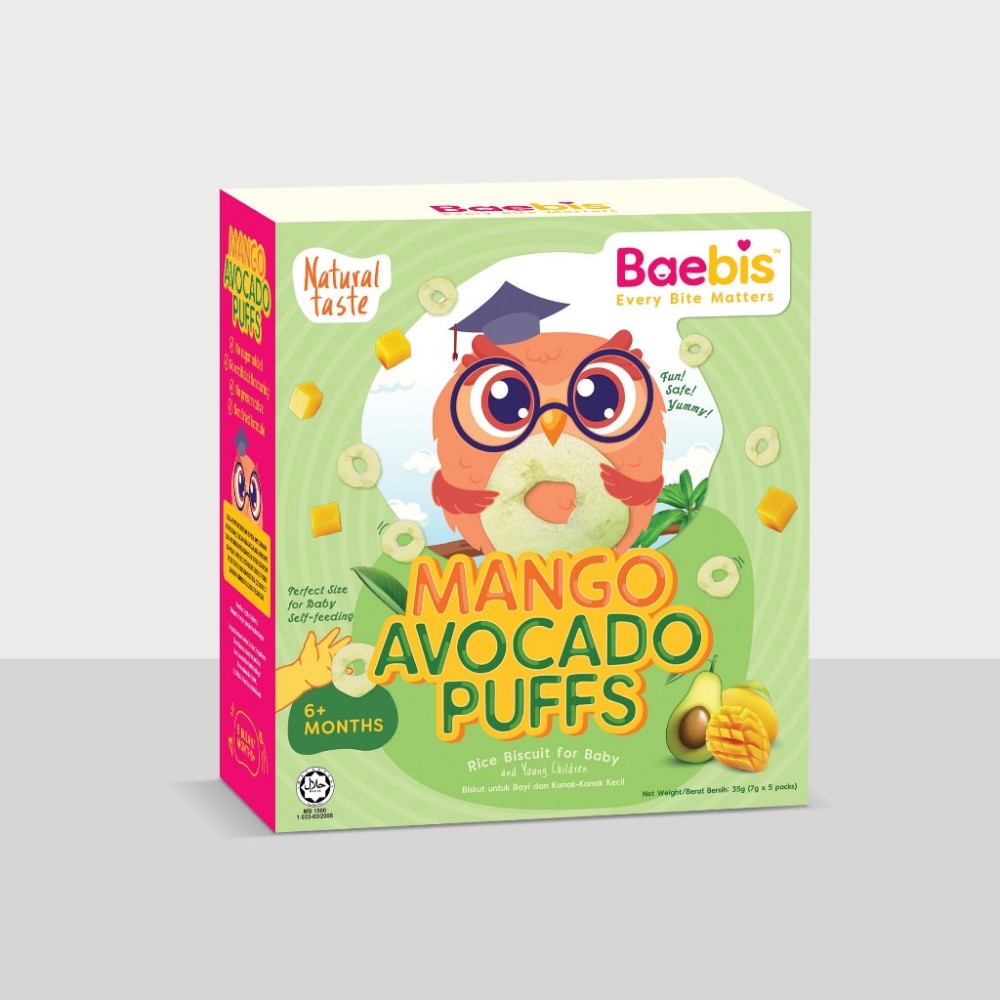 BAEBIS AVOCADO MANGO PUFFS