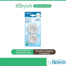 Dr. Brown’s Wide-Neck Baby Bottle Storage Travel Caps, 2 pack