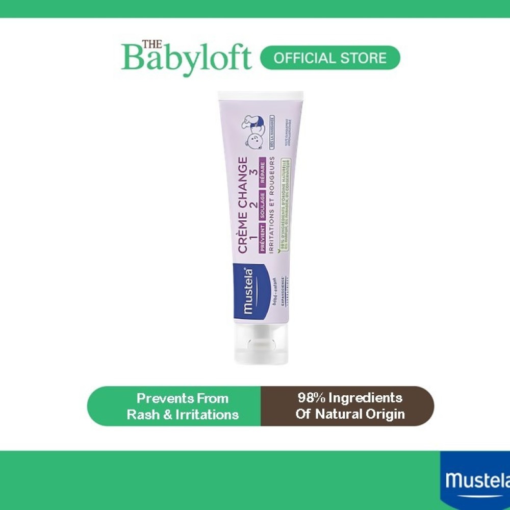 Mustela 123 Vitamin Barrier Cream Kids Diaper Cream: Protects & Repairs Baby Bottom (50ML /100ML)