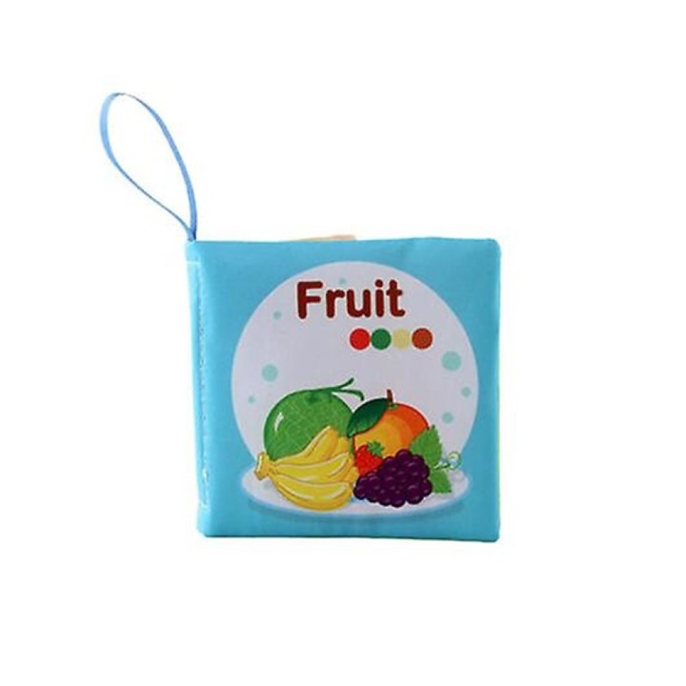 Lucky Baby  Discovery Pals Smartee 8 Pages Cloth Book - Fruits