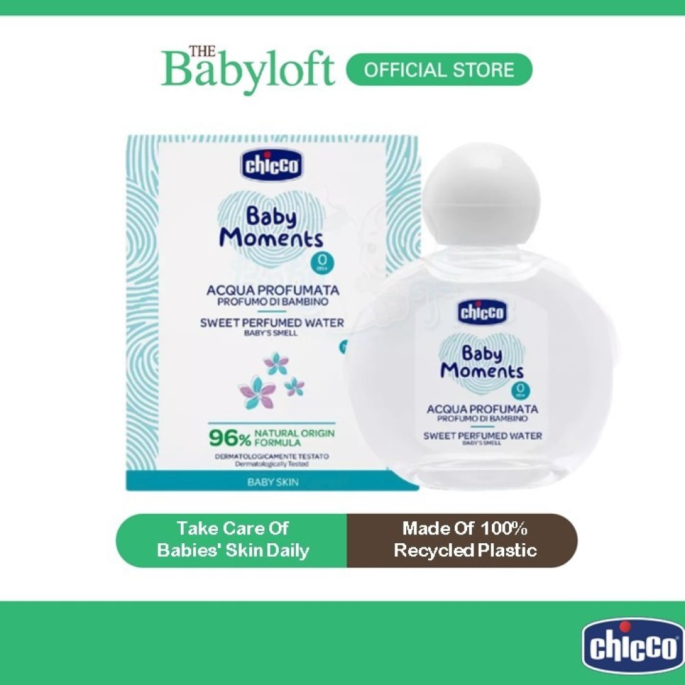 ￼Chicco Baby Moments Sweet Perfumed Water Baby Skin - 100ml