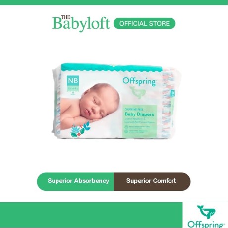 OFFSPRING DIAPERS TAPES-AVOCUDDLE NB