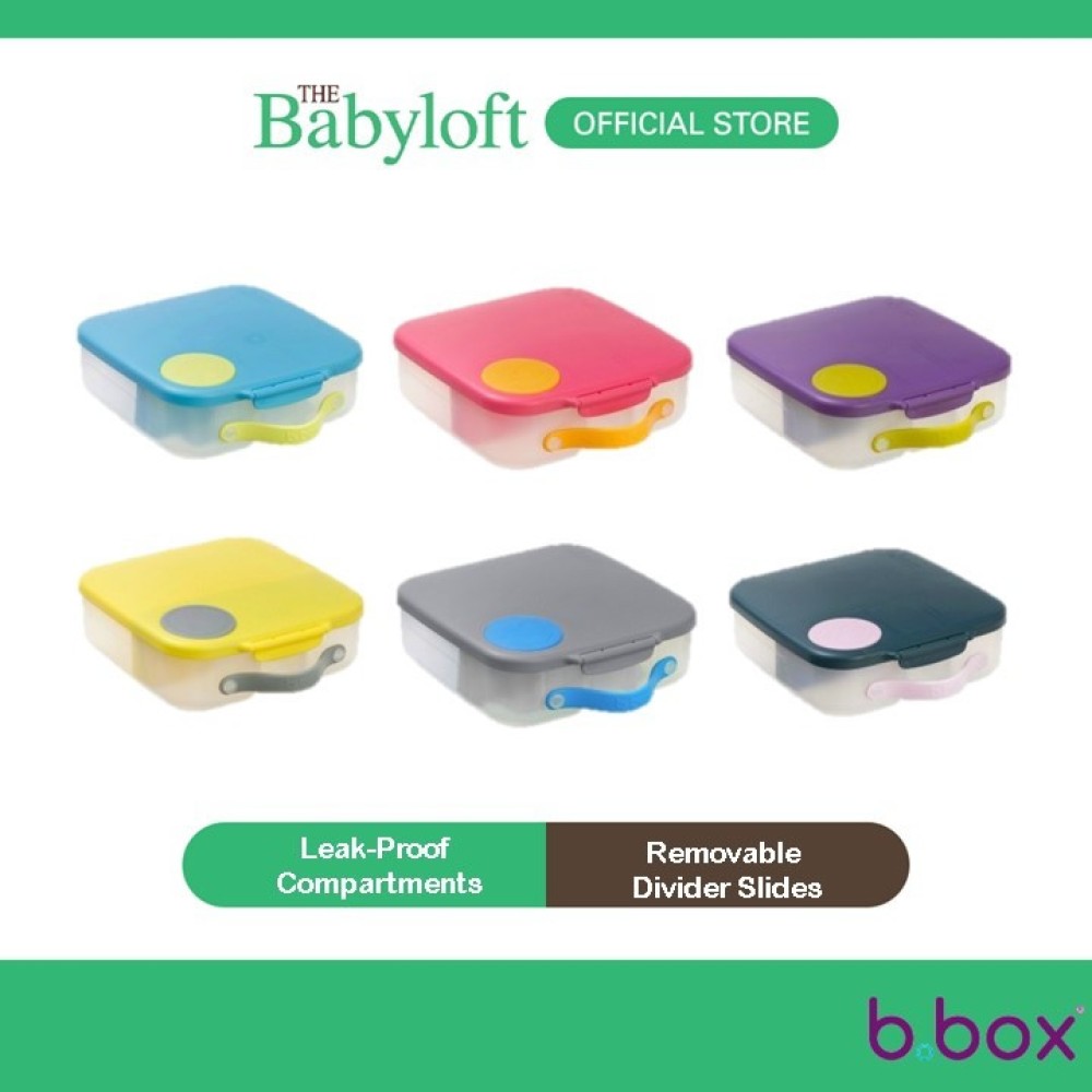 B.box Mini Lunchbox with silicone protected / 3+1 removable compartment