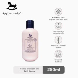 APPLECRUMBY BABY HEAD-TO-TOE SHAMPOO BABY HAIR & BODY SHAMPOO & BATH 250ML