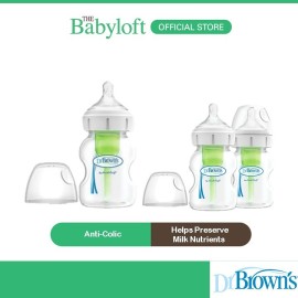 Dr Brown's 5oz/150ml PP Wide Neck Options+  Bottles (Single pack, Twin pack)