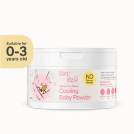 BZU BZU Cooling Baby Powder With Puff (140G) - For Sensitive Skin