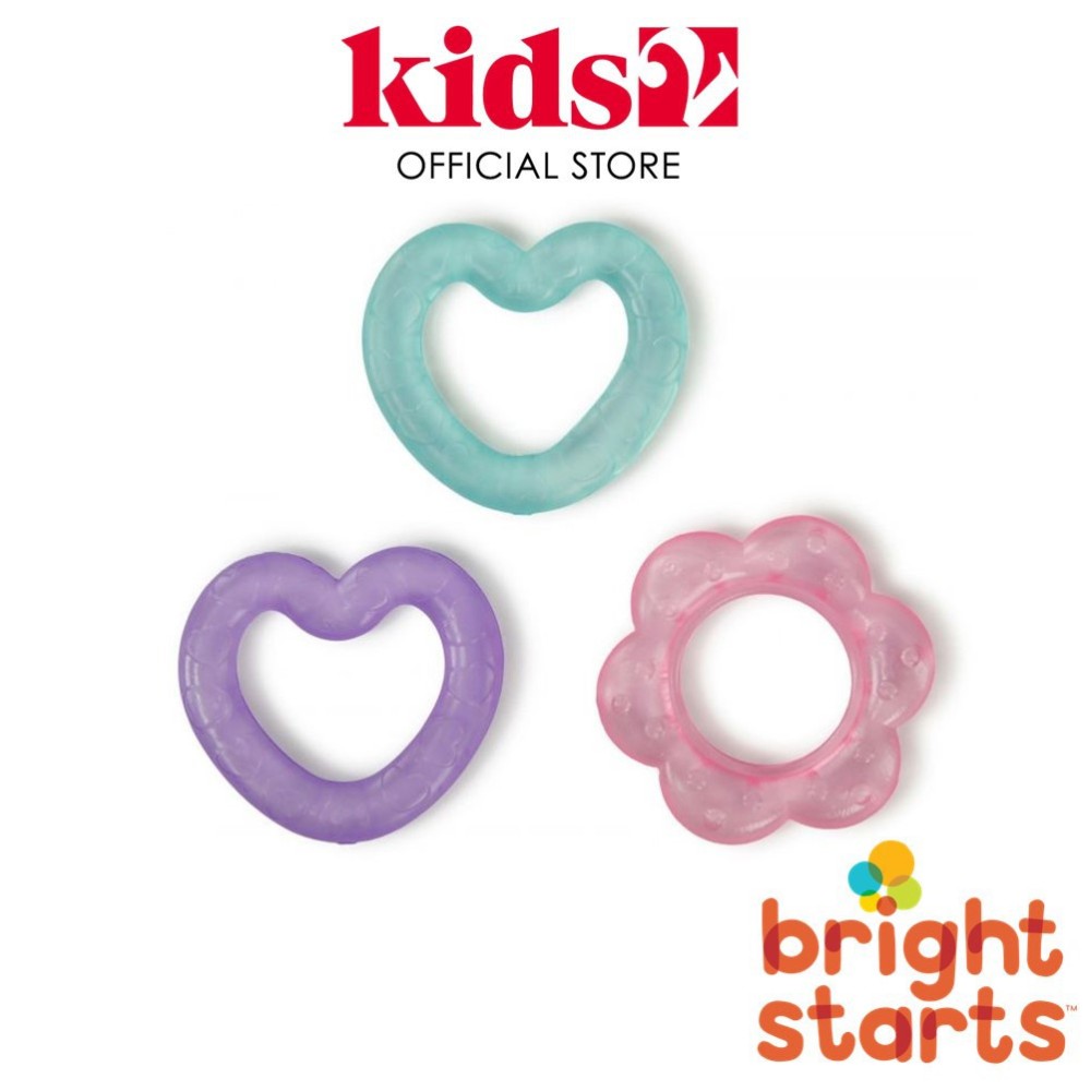 Bright Starts Chill & Teethe Pretty in Pink BPA Free for +3m and Above