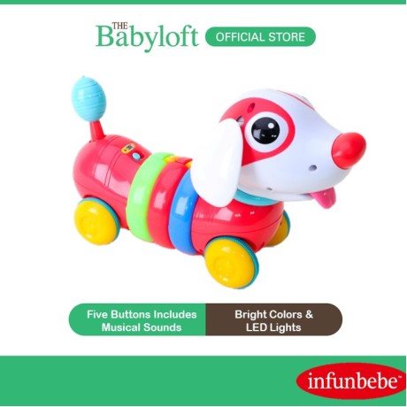 Infunbebe Baby My 1st Rainbow Puppy Toy