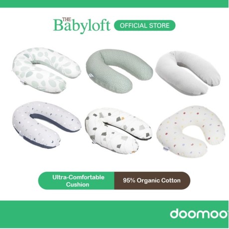 Doomoo Buddy-3 in 1 Maternity & Nursing Pillow with Organic Sheet