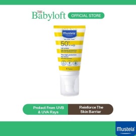 Mustela Very High Protection Baby Kids Sun Lotion Sunscreen For The Face & Body - SPF 50+ (40ML)