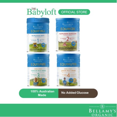 Bellamy's Organic Baby / Toddler/ Junior Milk Drink (900g) - Milk Formula For 0 - 3+ Years