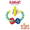 Bright Starts Grab & Spin Rattle and Teether Toy For 3 Months and Above - Random