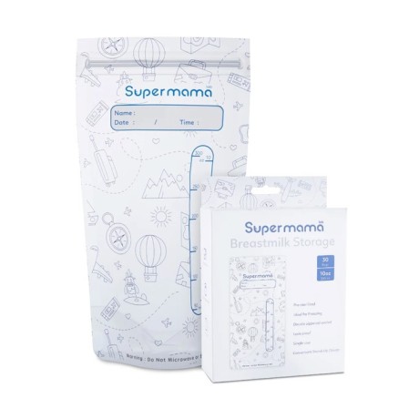 Supermama Lab Breast Milk Storage Bags (30Pcs)