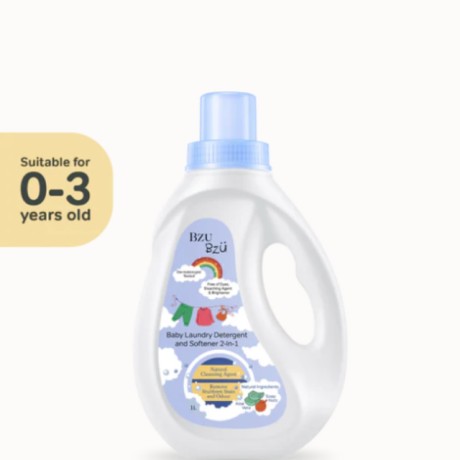 BZU BZU Baby Laundry Detergent & Softener 2-in-1 - Gentle and Effective Cleaning