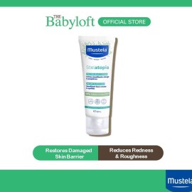 Mustela Stelatopia Emollient Baby Kids Face Cream: For Dry Skin (40ML)