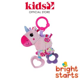 Bright Starts Sparkle & Shine Unicorn On-the-Go Toy Baby Toys For +0m Above