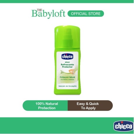 ￼Chicco Anti-Mosquito Refreshing & Protective Spray (100ml)