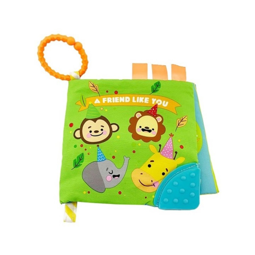 Lucky Baby Discovery Pals Smartee Teether Book - Animals