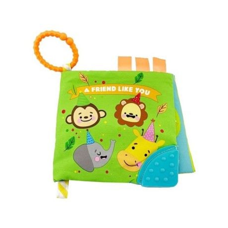 Lucky Baby Discovery Pals Smartee Teether Book - Animals