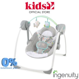 Ingenuity True Speed technology Power Adapt Portable Electric Baby Swing Rocking Chair