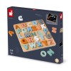 Janod Sweet Cocoon & Pure Puzzles - Educational Tools For Kids To Learn Numbers & Alphabets