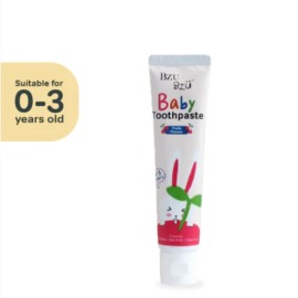 BZU BZU Baby Toothpaste (50g) for (0-3 Years) - Safe and Gentle Oral Care For Baby