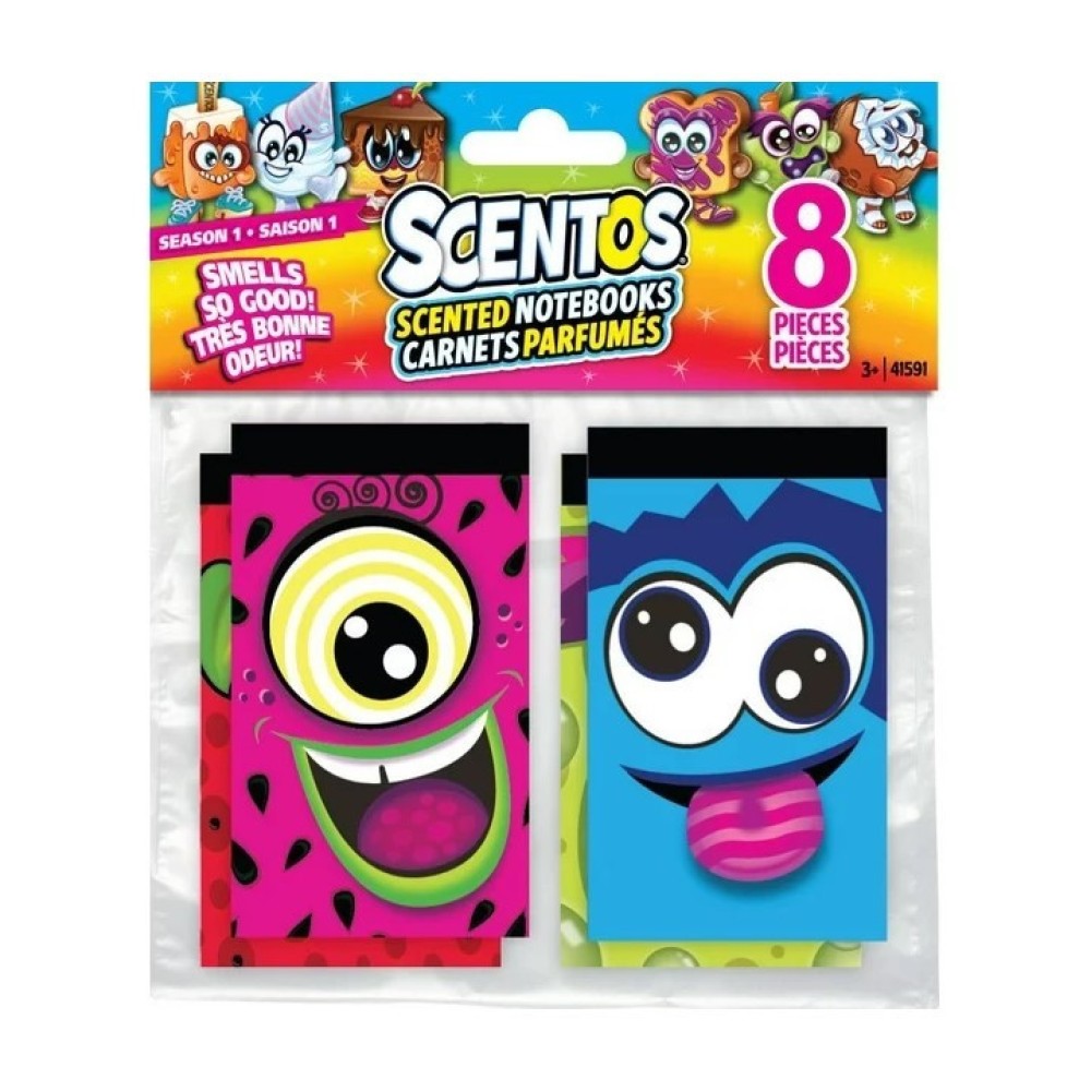 Scentos Scented Notebook Party Pack - Fruit 8 Pcs 3+ Years