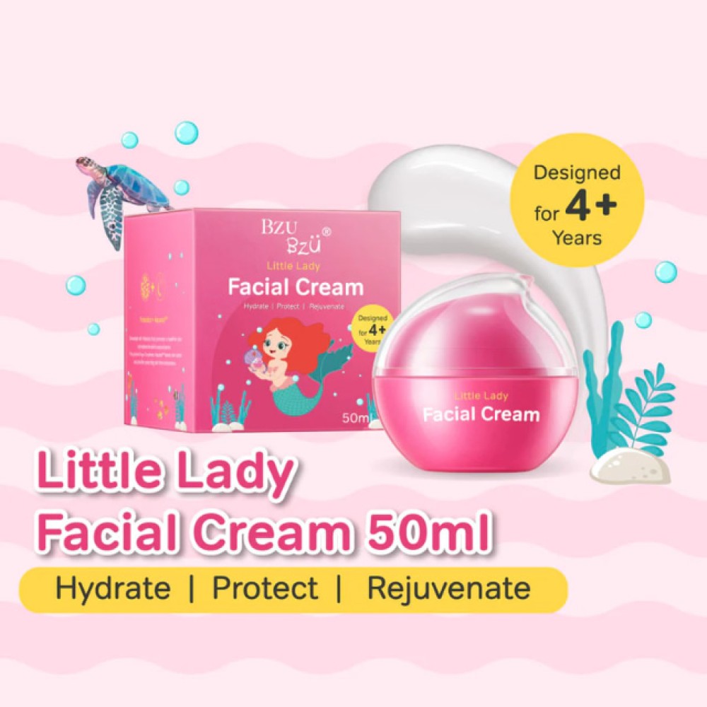 BZU BZU 4+ Years Little Lady Facial Cleansing Mousse - Gentle and Effective Skincare Solution