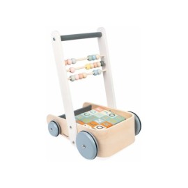 Janod Sweet Cocoon - Cart With ABC Blocks Push & Pull Toys