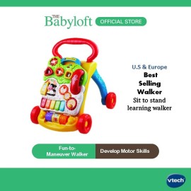 VTech Sit-to-Stand Learning Walker Baby Toys 6-36 months (No Speed Control) Learning Toys