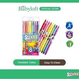 Scentos Scented Twistable Crayons Drawing Crayons - 8 COLORS IN PACK