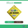 Little Bean Baby On Board Sign Windscreen Car Sign Car Sticker Baby Car Signage