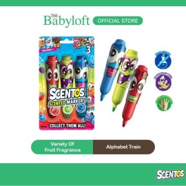 Scentos 3Ct Scented Bullet Tip Marker Pen