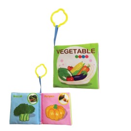 English Vegetable Cloth  Book Size:11X11Cm