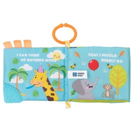 Smartee Teether Cloth Book(Digital Print) (Add Opp Bag)