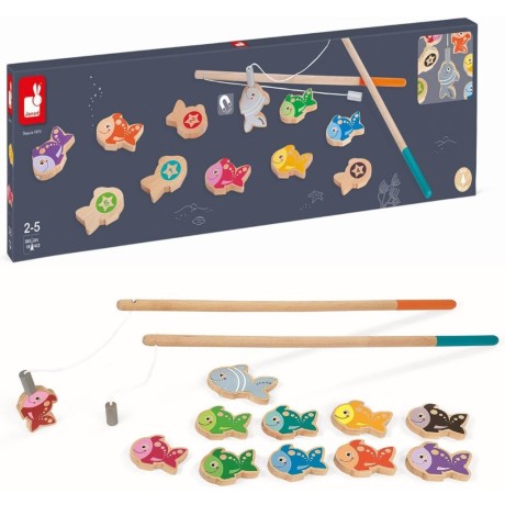 JANOD Let's Go Fishing Educational Game for 2-5 Years Old