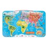 JANOD Magnetic World Map Puzzle 92 pieces English Version for 7 Years Old +