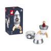 JANOD Silver Magnetic Rocket Play Kit for 2 Years Old +