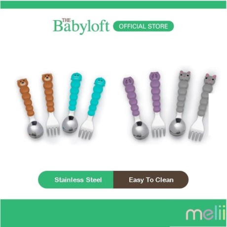 MELII Baby & Toddler 4 pcs Utensil Set